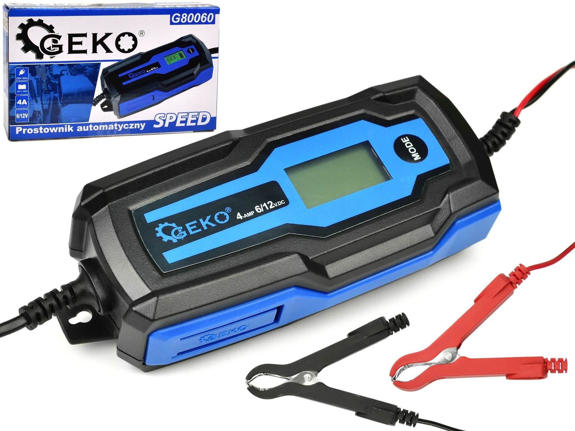PROSTOWNIK AUTOMATYCZNY ŁADOWARKA 6V 12V 4A SPEED