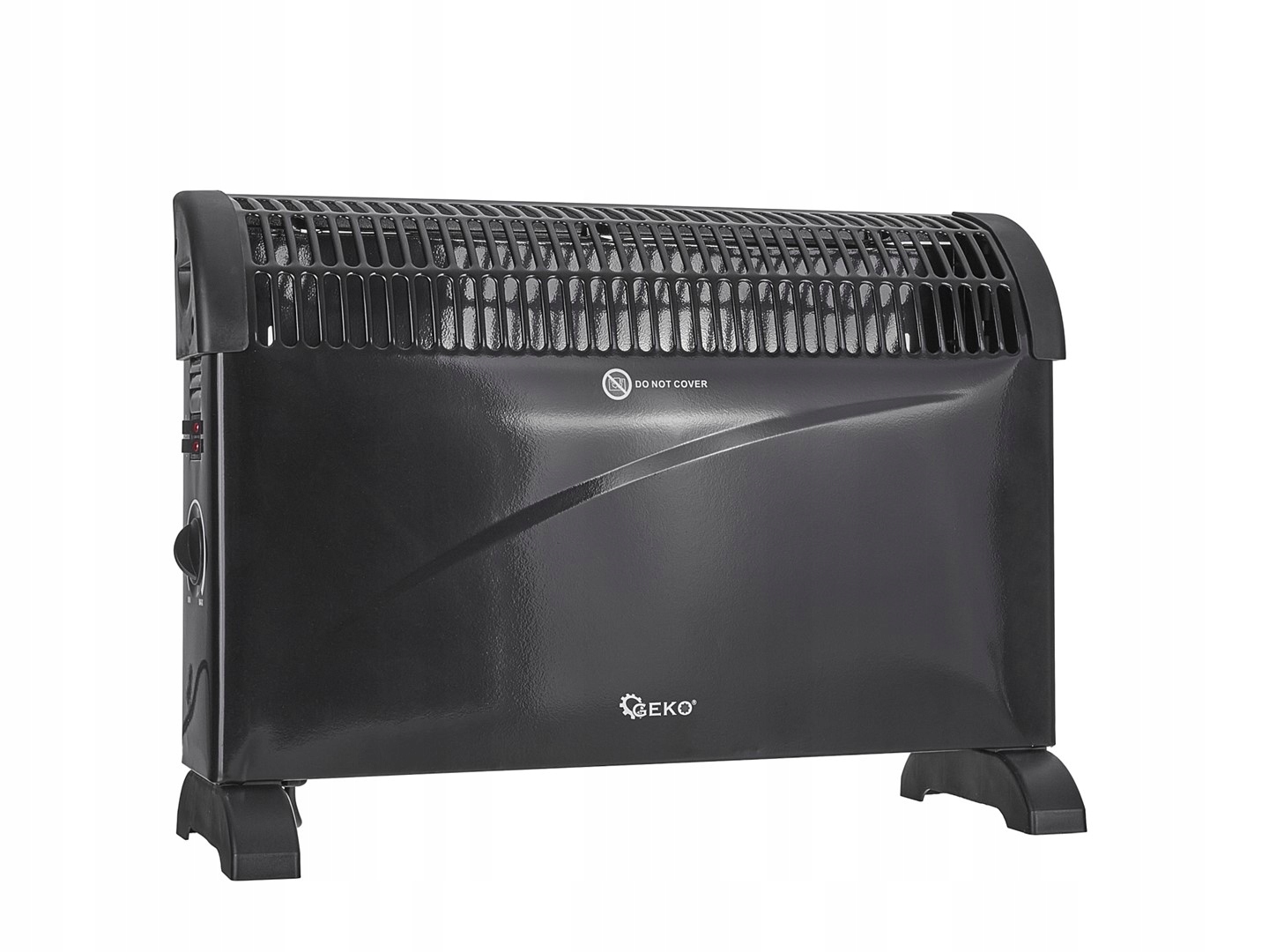 GEKO GRZEJNIK KONWEKTOROWY 2000W ELEKTRYCZNY 3 POZIOMY MOCNY CZARNY G80437