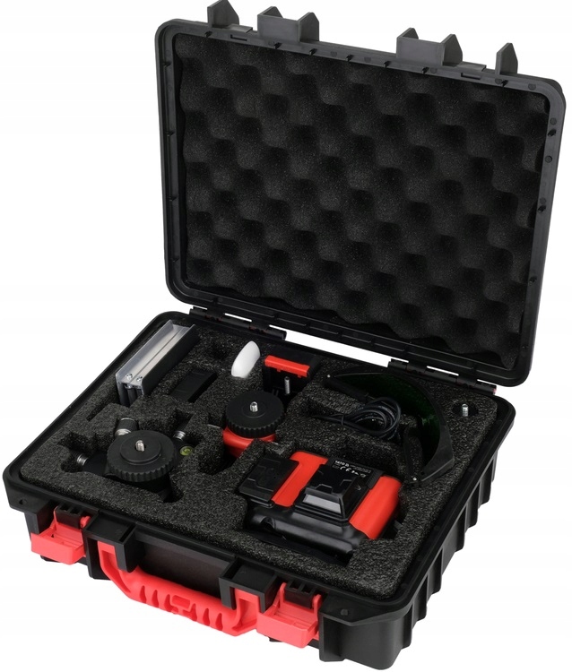 YATO LASER ZIELONY 4D Z ELEKTRONICZNYM KOMPENSATOREM 16 LINII YT-30424