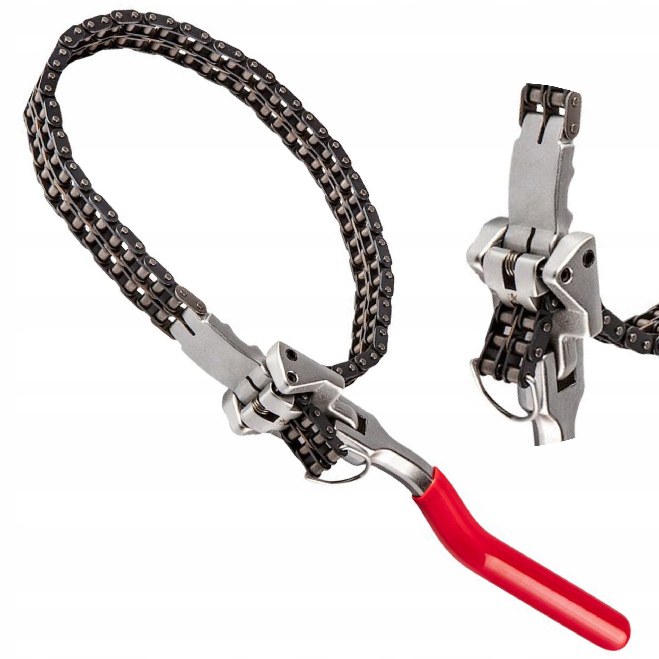 NEO KLUCZ ŁAŃCUCHOWY PRZEGUBOWY PODWÓJNY ELASTYCZNY ŁAŃCUCH 60-160mm 11-382