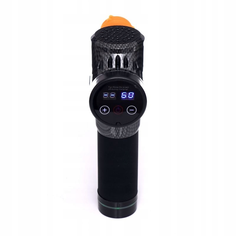 PISTOLET DO MASAŻU MASAŻER MOCNY DO PLECÓW CIAŁA 125W WIBRACYJNY 8 GŁOWIC