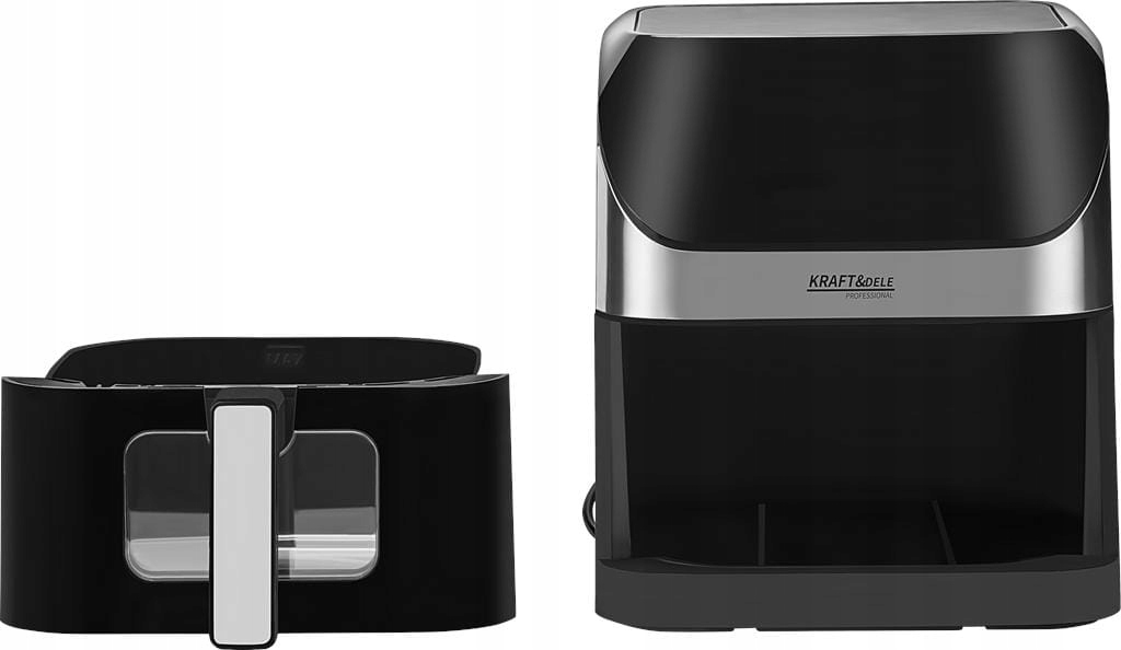 FRYTKOWNICA BEZTŁUSZCZOWA AIRFRYER 6L 2000W 80–200C LED DUŻY WSAD XXXL