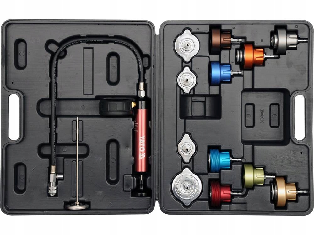 YATO ZESTAW DIAGNOSTYCZNY DO CHŁODNIC ZESTAW 14el