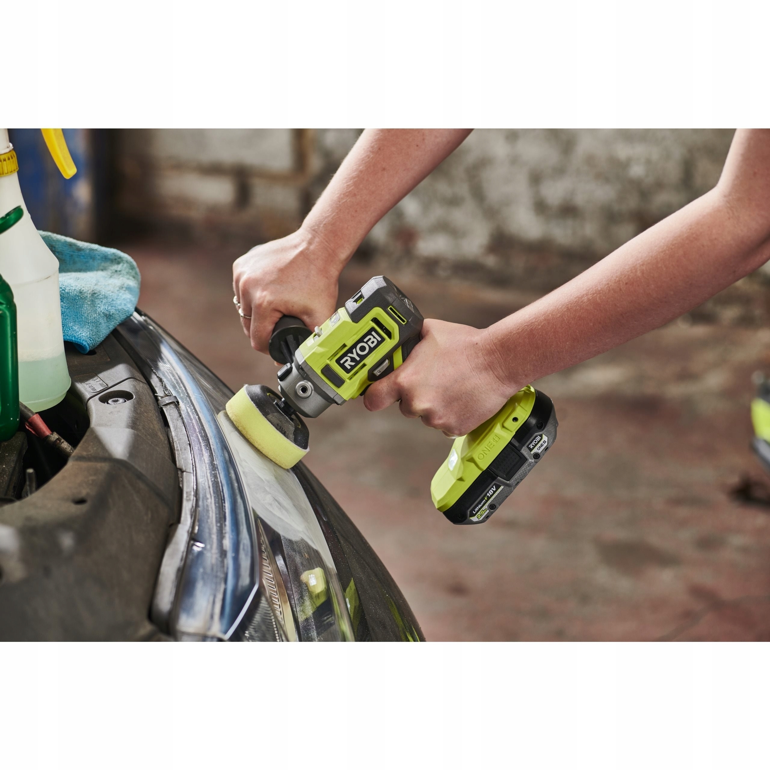 RYOBI POLERKA SZLIFIERKA 18V 7800 obr RDP18 + 4Ah