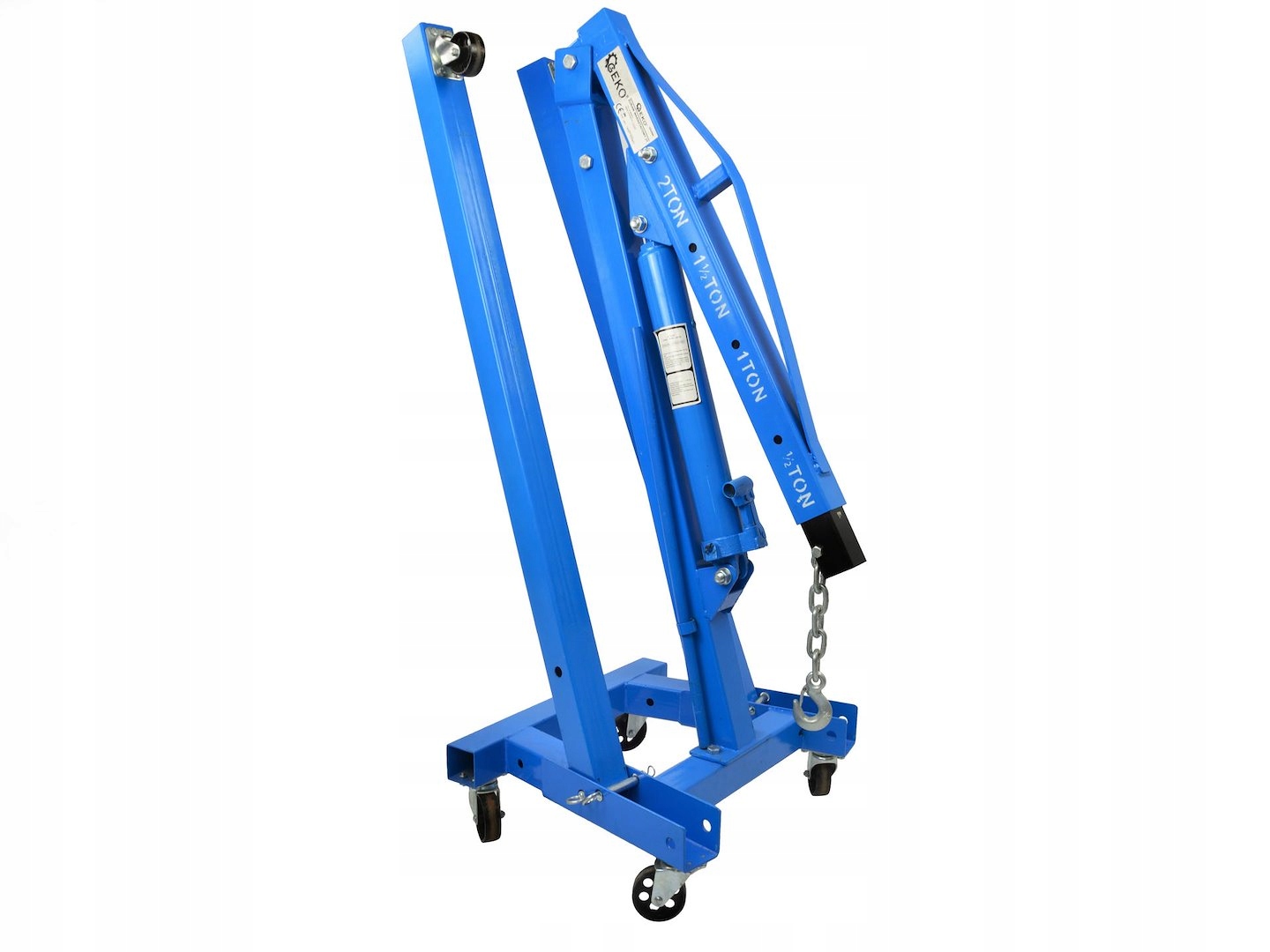 ŻURAW WARSZTATOWY 2T WYSIĘGNIK 4 STOPNIOWA BLOKADA 500-200KG GEKO G02080