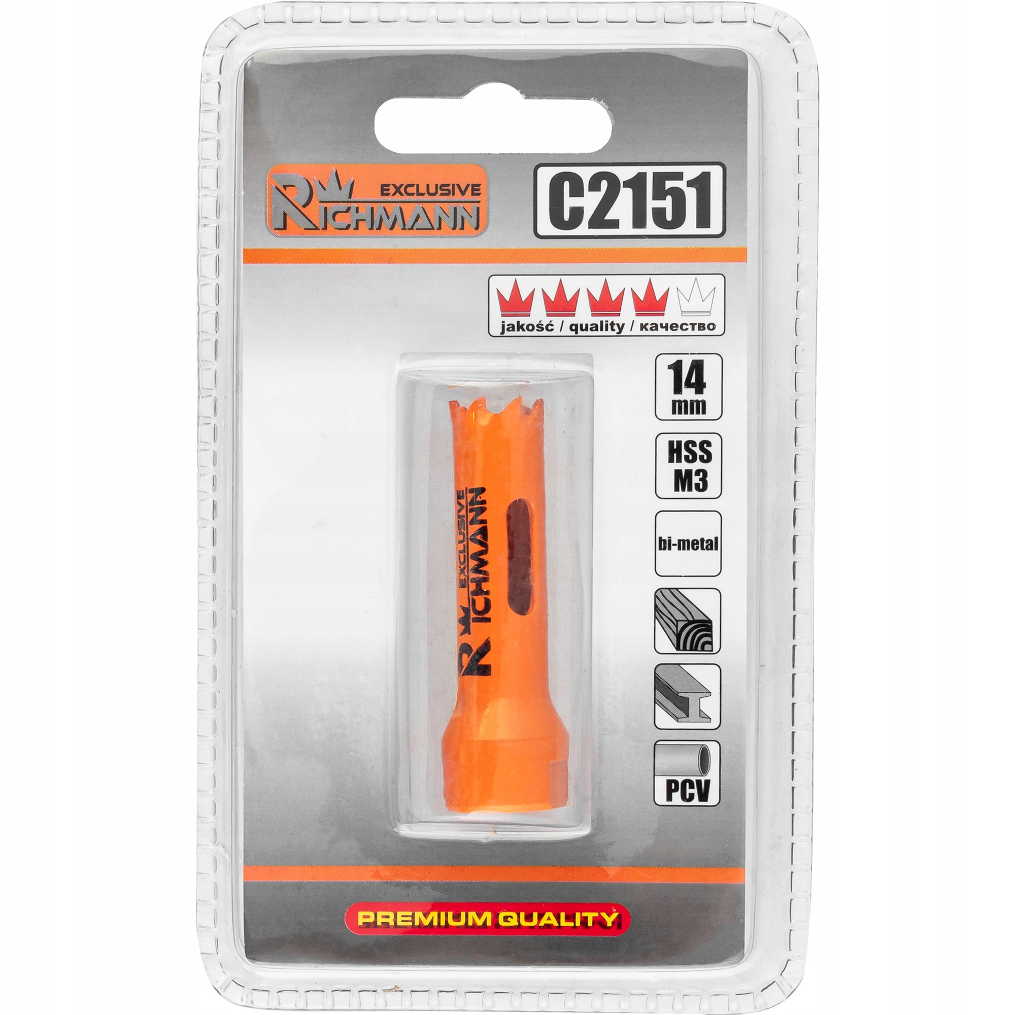 RICHMANN OTWORNICA BIMETAL HSS M3 14 MM C2151