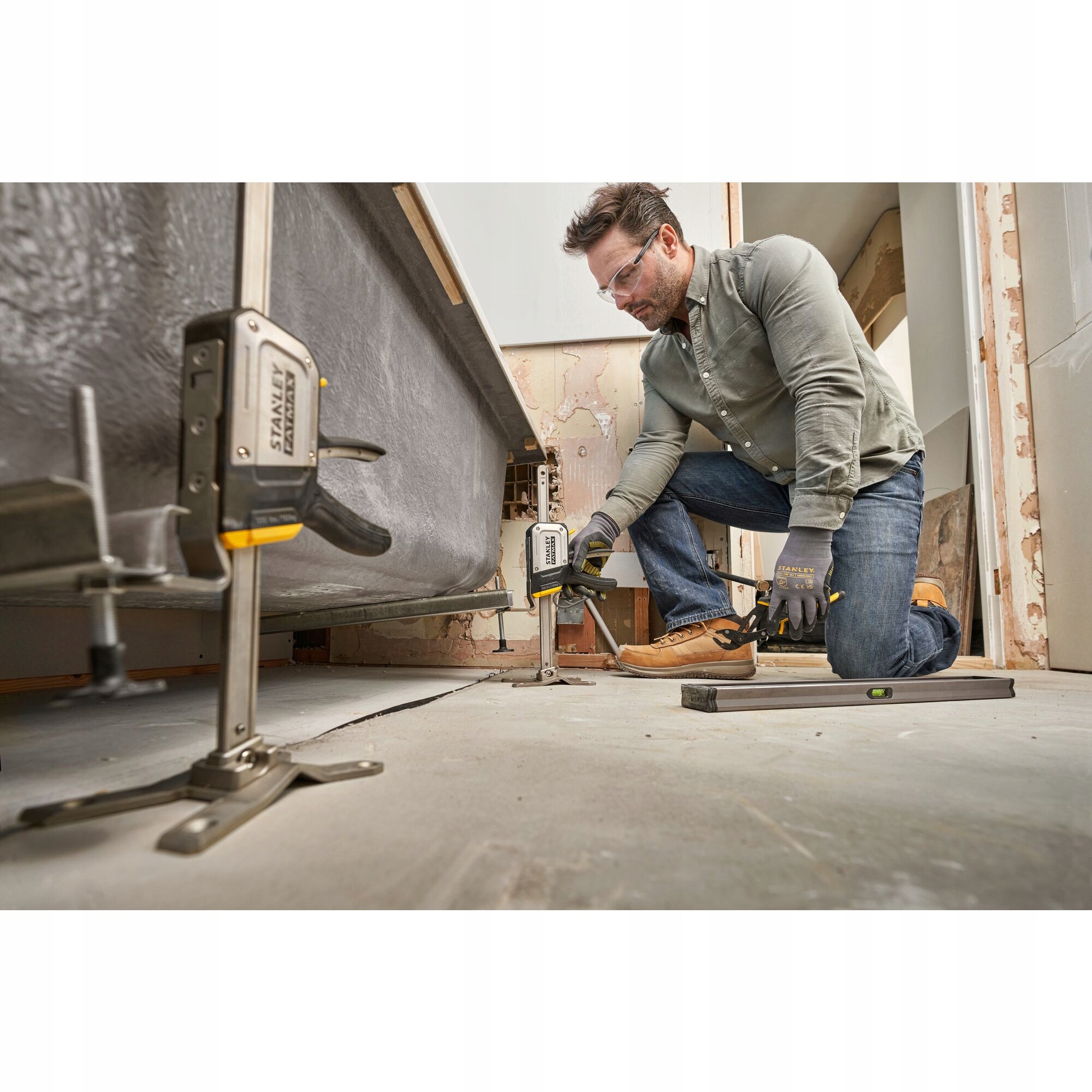 STANLEY 2x PODNOŚNIK DO MEBLI PŁYT DRZWI OKIEN TRADELIFT 7-220MM FMHT83552