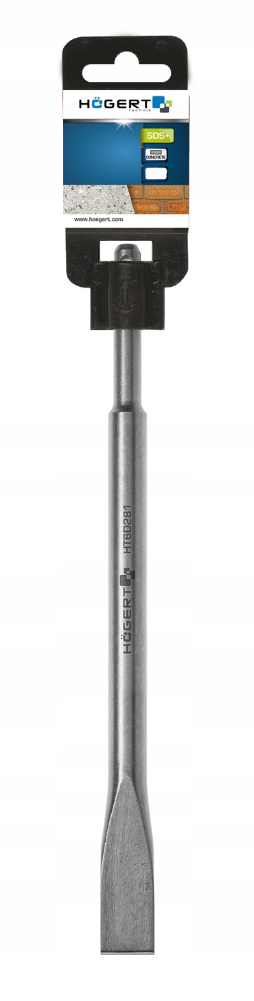 HOGERT DŁUTO PŁASKIE SDS+ PLUS DO MŁOTOWIERTARKI 40 x 14 x 250 mm HT6D282