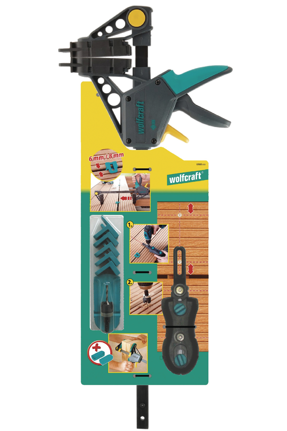 WOLFCRAFT ZESTAW DO budowy tarasu 6988000