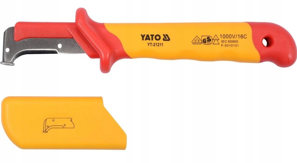 YATO NÓŻ DEMONTAŻOWY VDE DLA ELEKTRYKÓW 38X155MM