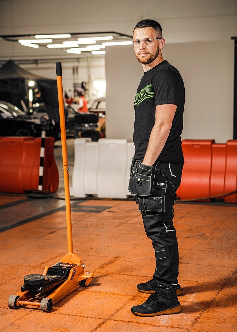 NEO SPODNIE ROBOCZE DO PASA PREMIUM PRO CORDURA NYCO BAWEŁNA 81-234 XS/46