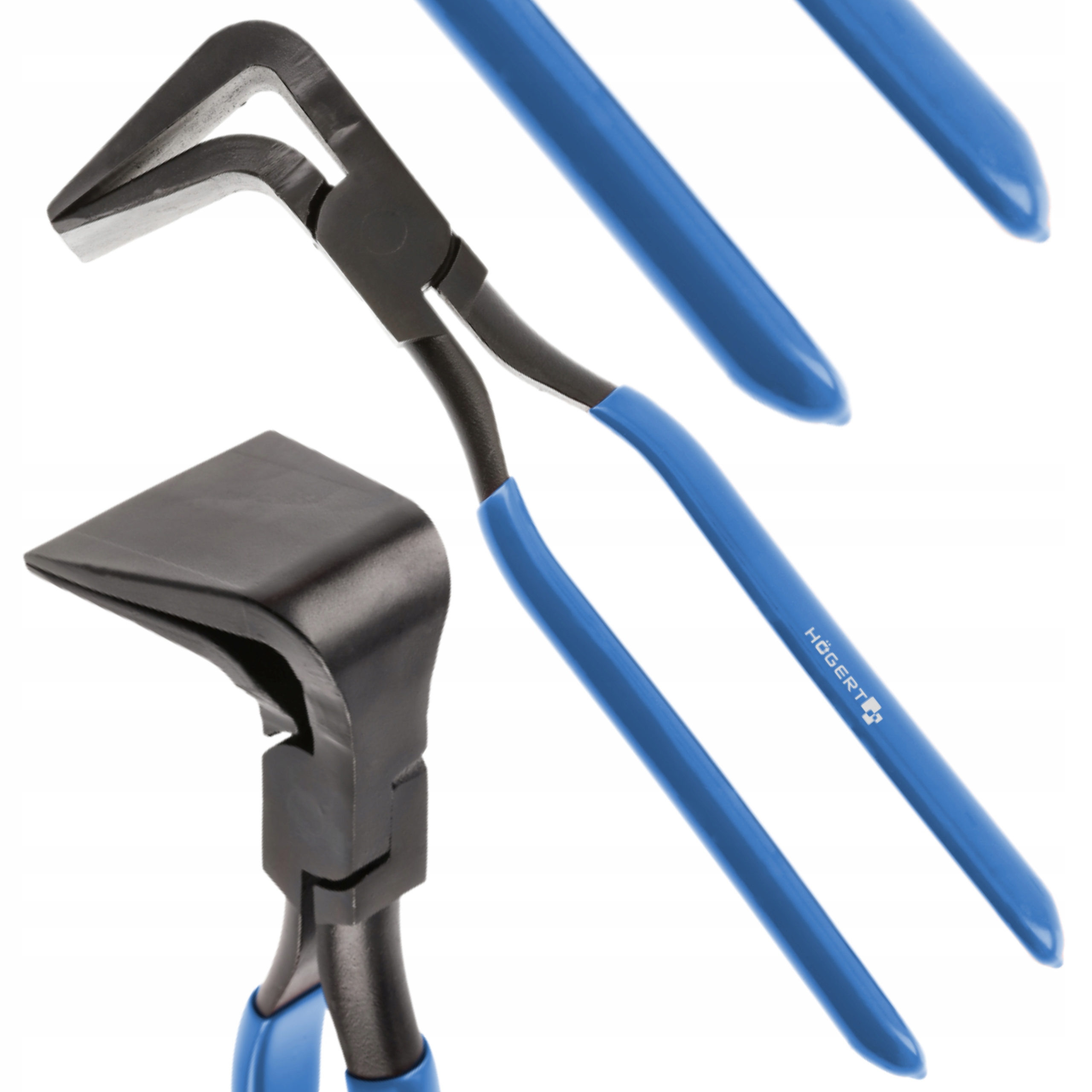 HOEGERT KLESZCZE GIĘCIA BLACH CĘGI SZCZYPCE DEKARSKIE ODGIĘTE 90° HT3B513