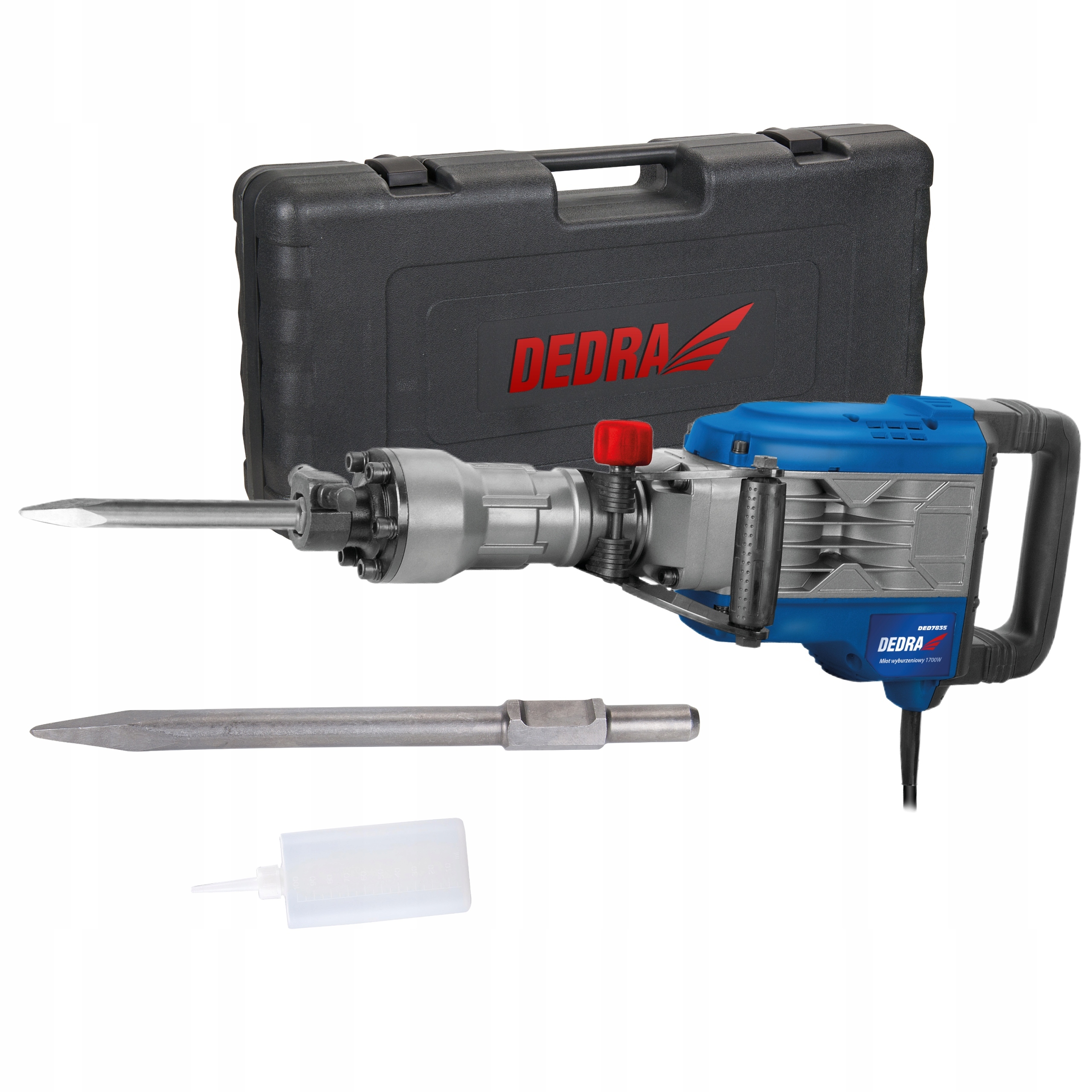 DEDRA MŁOT WYBURZENIOWY UDAR DED7835 1700W WALIZKA