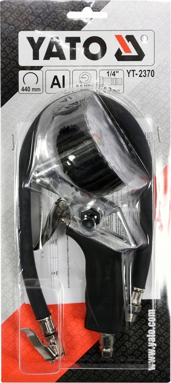 YATO YT-2370 PISTOLET DO POMPOWANIA KÓŁ MANOMETR