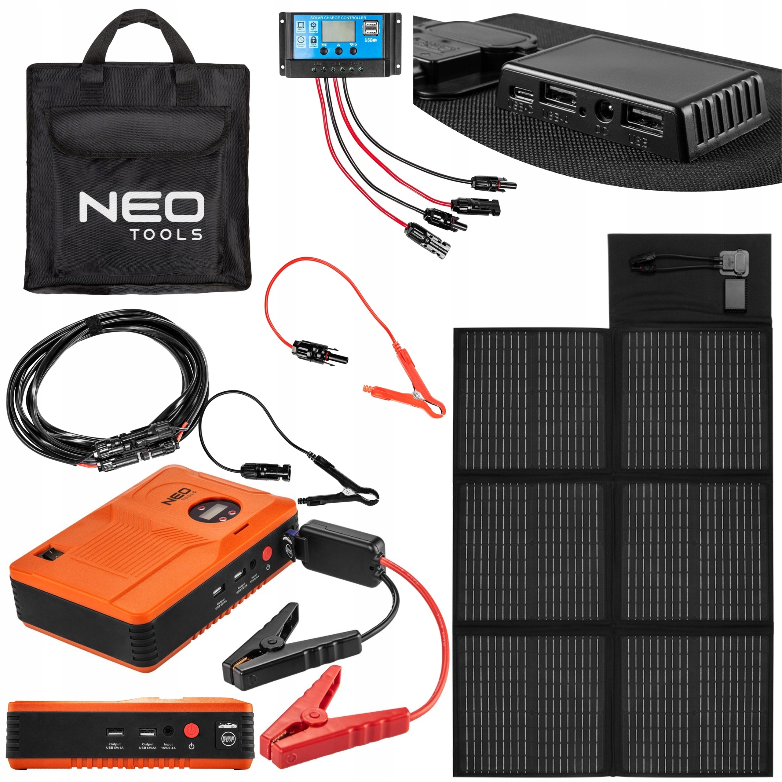 NEO PANEL SŁONECZNY ŁADOWARKA SOLAR 120W POWERBANK