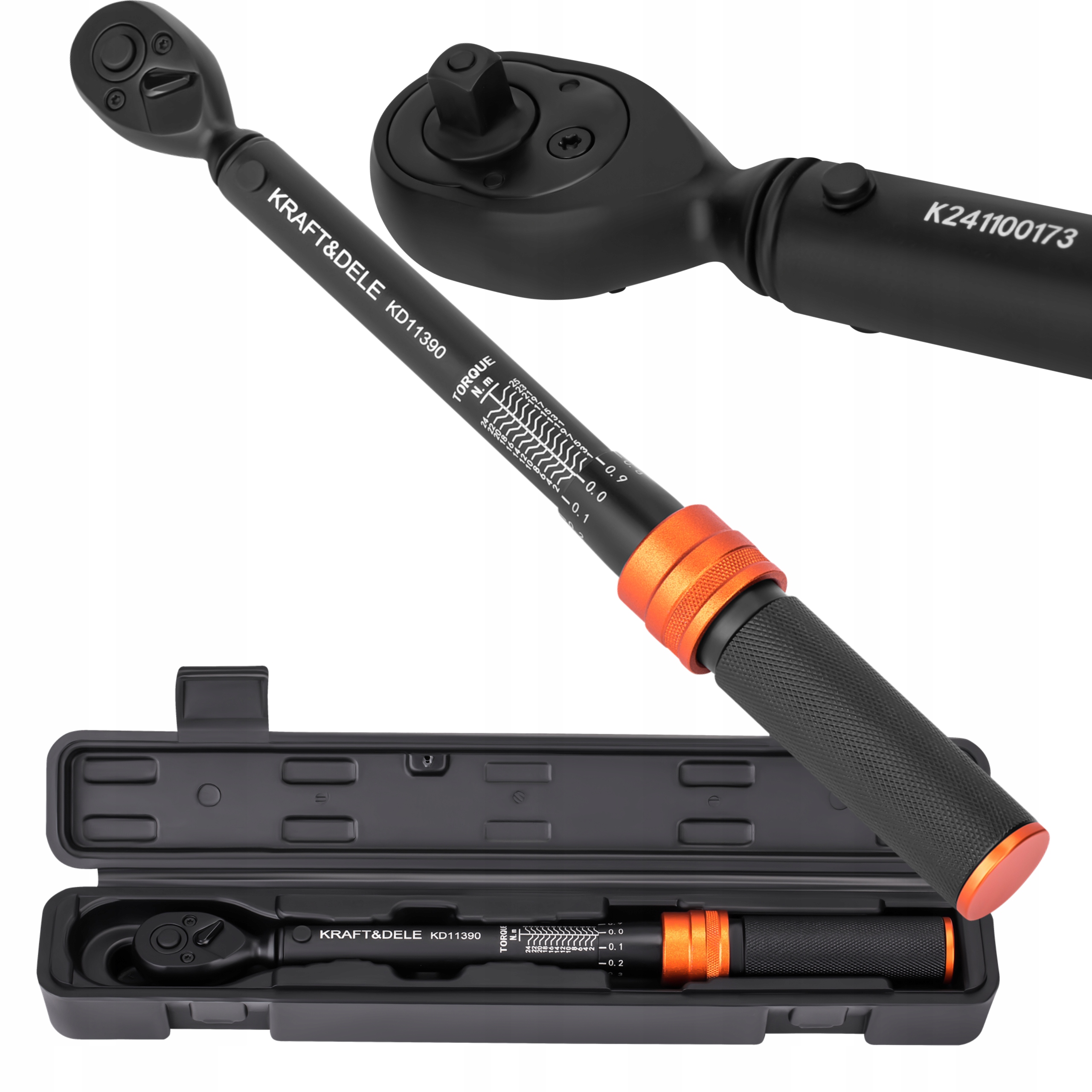 KLUCZ DYNAMOMETRYCZNY 1/4" 1-25NM 290mm WALZIKA KD11390 CERTYFIKAT KRAFT