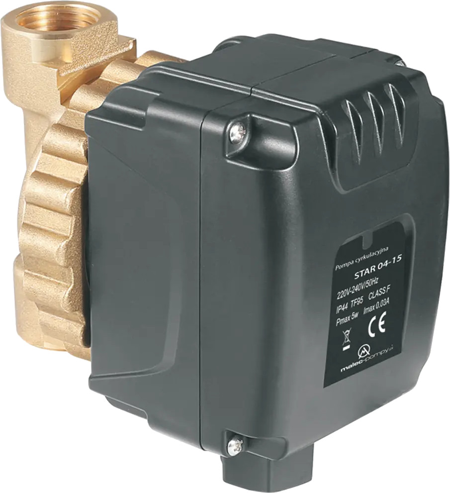 ENERGOOSZCZĘDNA POMPA OBIEGOWA CYRKULACYJNA DO C.W.U OGRZEWANIA STAR 04-15
