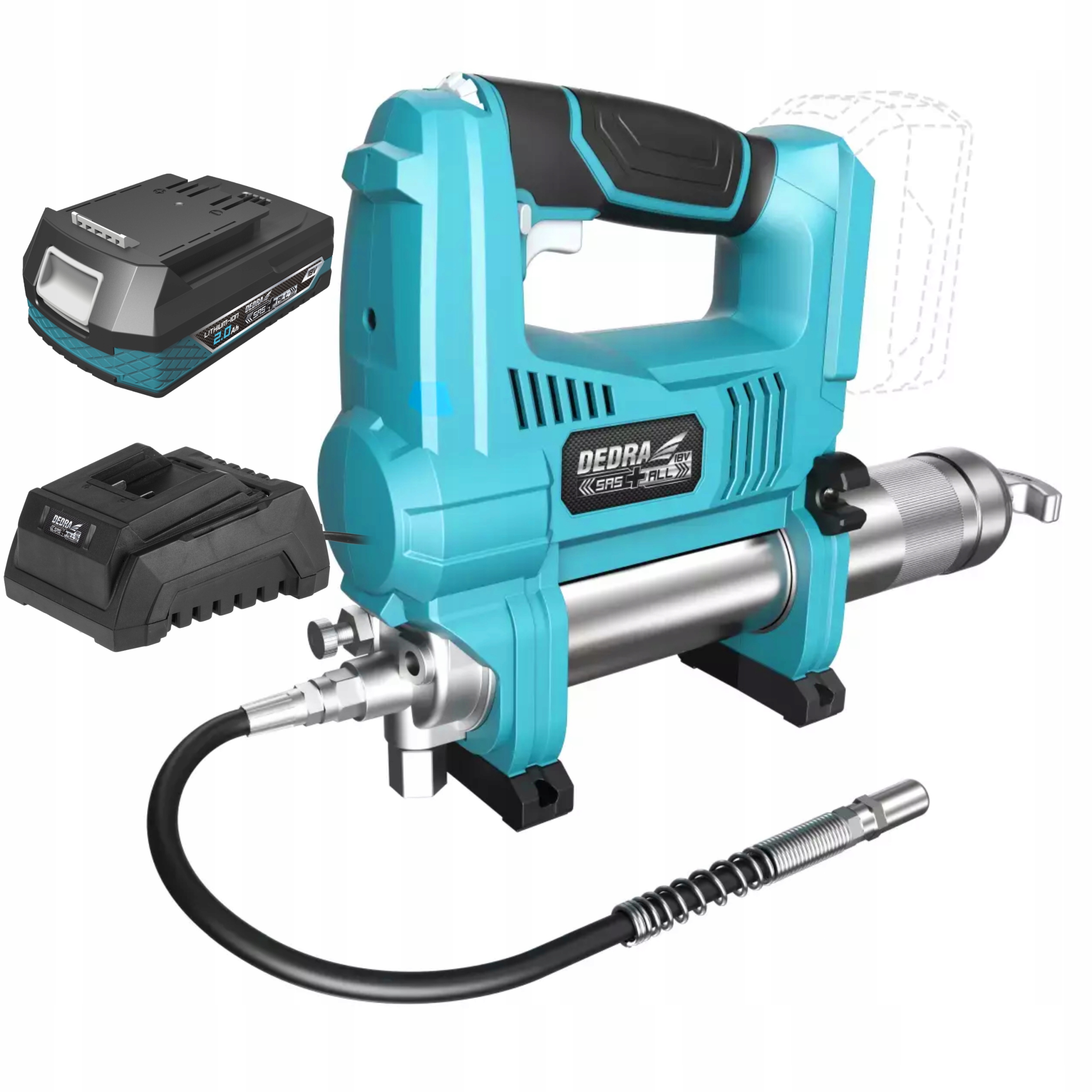 DEDRA DED6915 SMAROWNICA akum 690Bar 18V SAS+ 2Ah