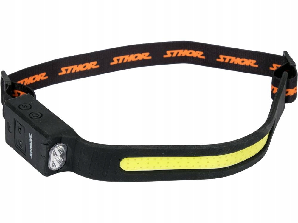 LATARKA CZOŁOWA 430LM, CZUJNIK RUCHU,1200MAH, IP44 CZOŁÓWKA PASEK 88680