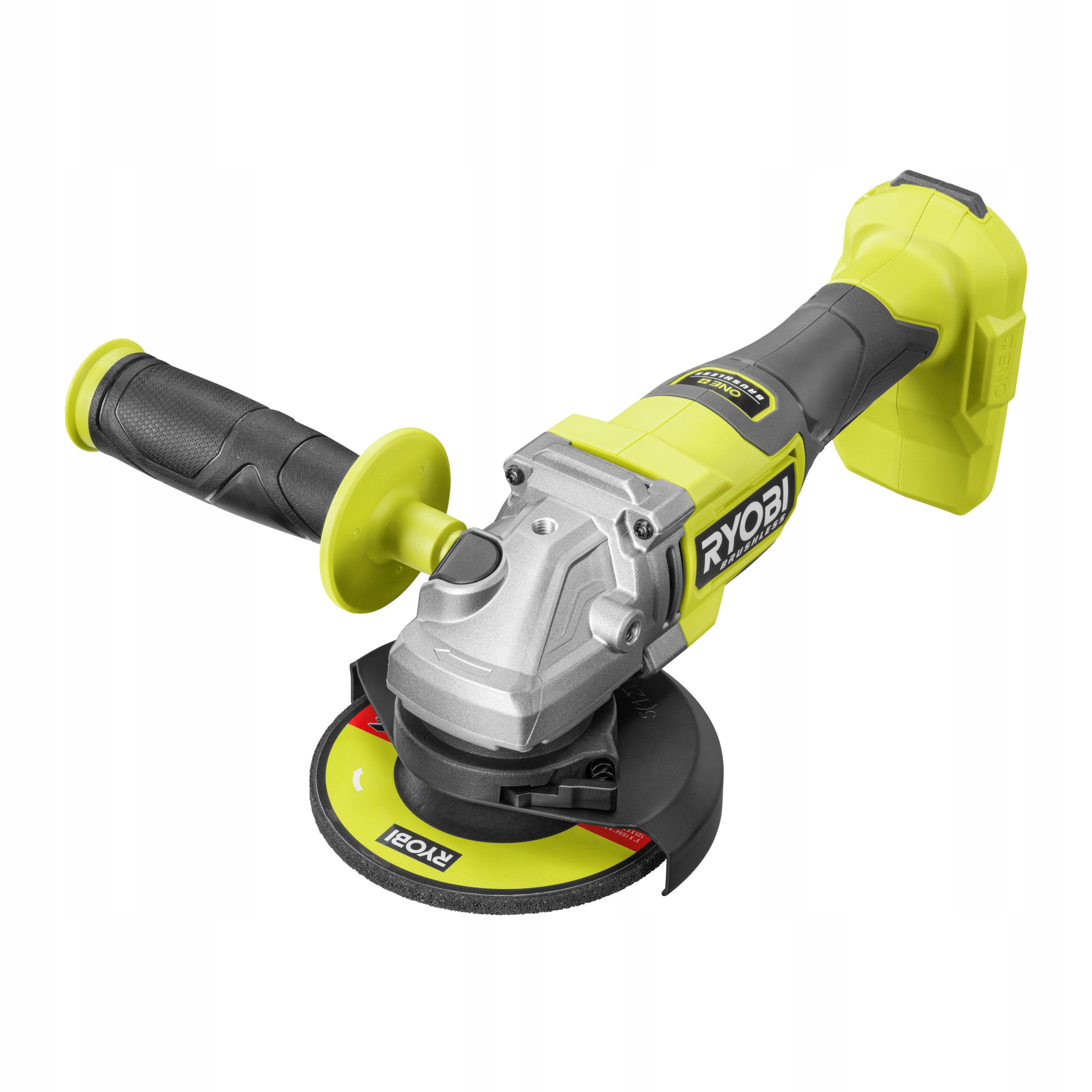 RYOBI SZLIFIERKA KĄTOWA 125mm BEZSZCZOTKOWA AKUMULATOROWA 18V RAG18BL-0