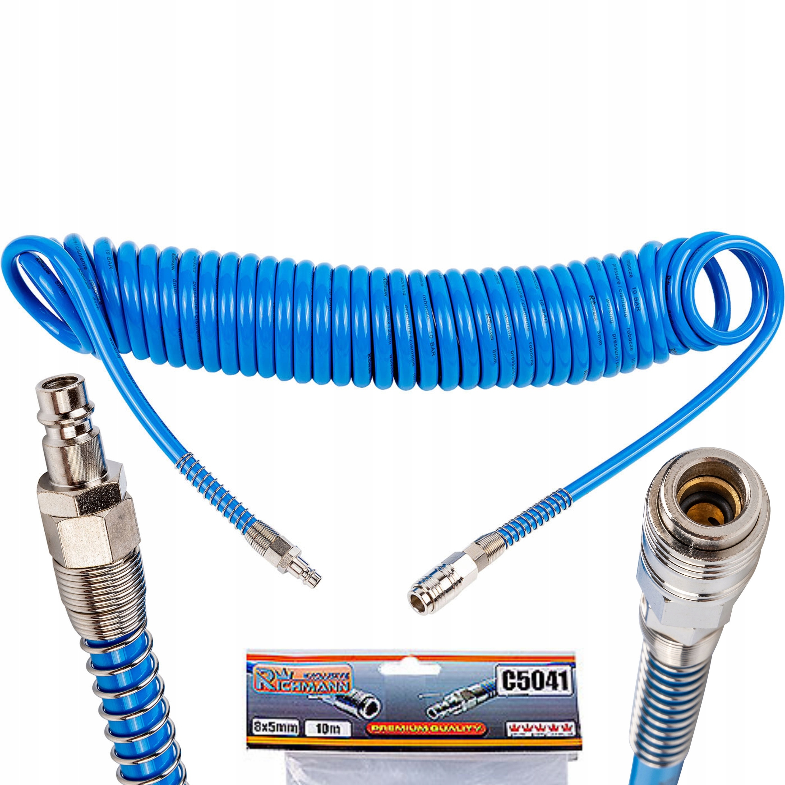 RICHMANN PRZEWÓD PNEUMATYCZNY POLIURETANOWY (8x5) 10 M NIEBIESKI C5041