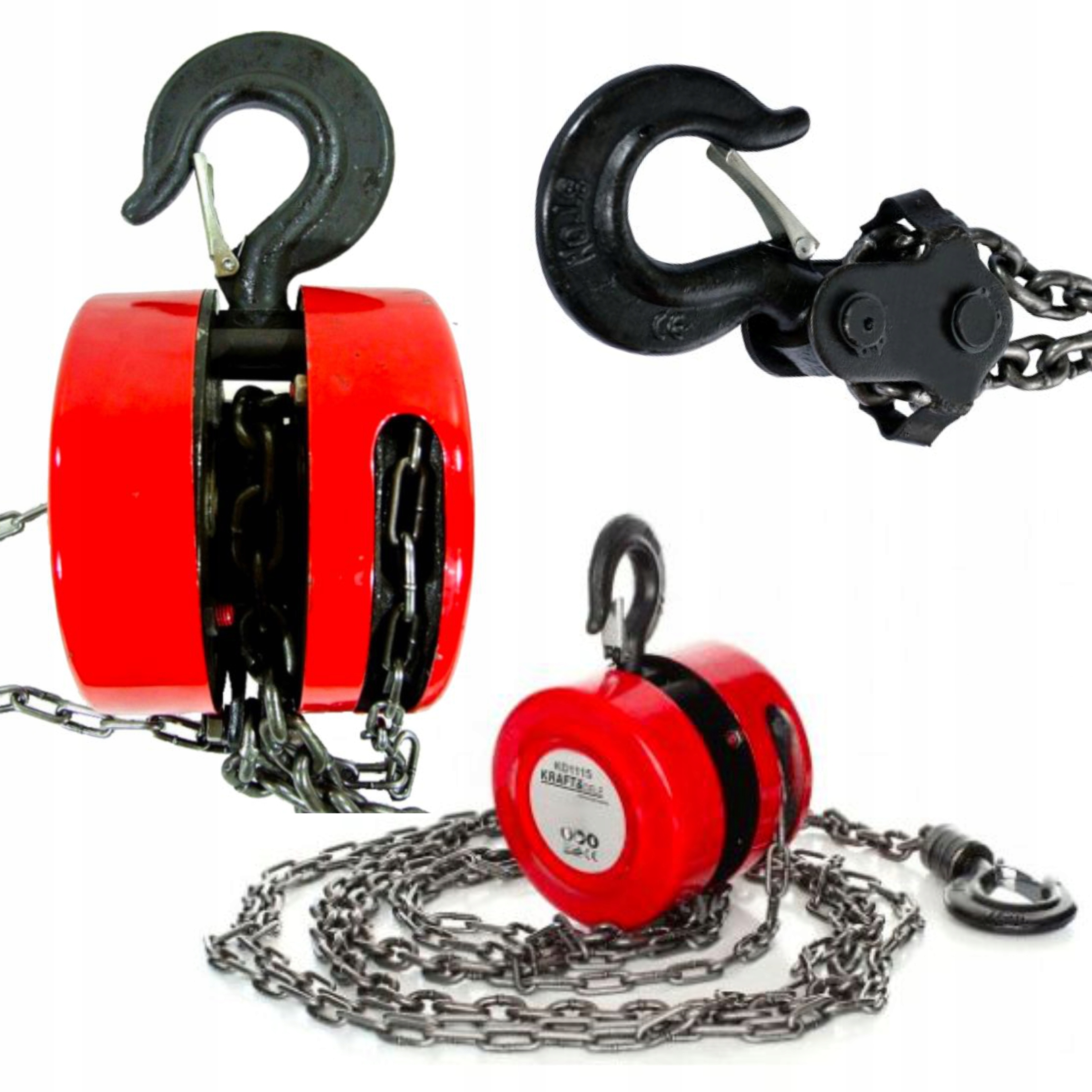 WCIĄGARKA WYCIĄGARKA ŁAŃCUCHOWA 2T DO SILNIKA 2,5M 2 TON WARSZTATOWA KRAFT