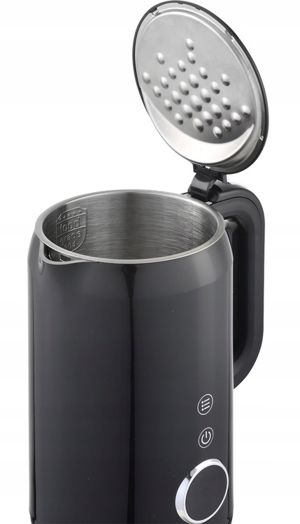 LUND CZAJNIK ELEKTRYCZNY 22000W 1,7L CZARNY Z REGULACJĄ TEMP. 40-100°68219