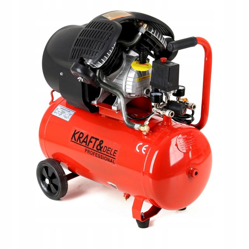 KOMPRESOR OLEJOWY SPRĘŻARKA POWIETRZA 50L 2TŁOKI 230V 4,1KW 2TŁOKOWY KD1484