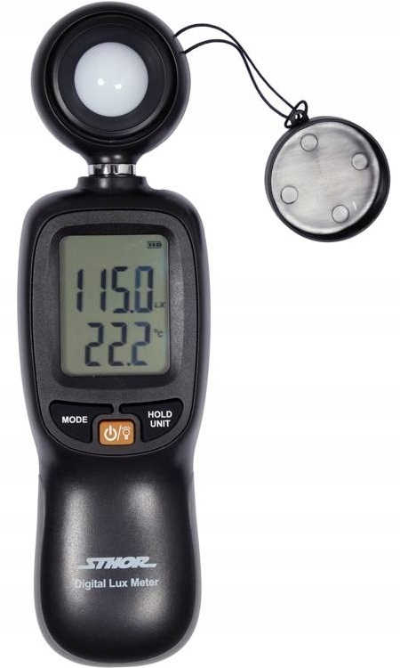 MIERNIK NATĘŻENIA ŚWIATŁA ŚWIATŁOMIERZ TERMOMETR