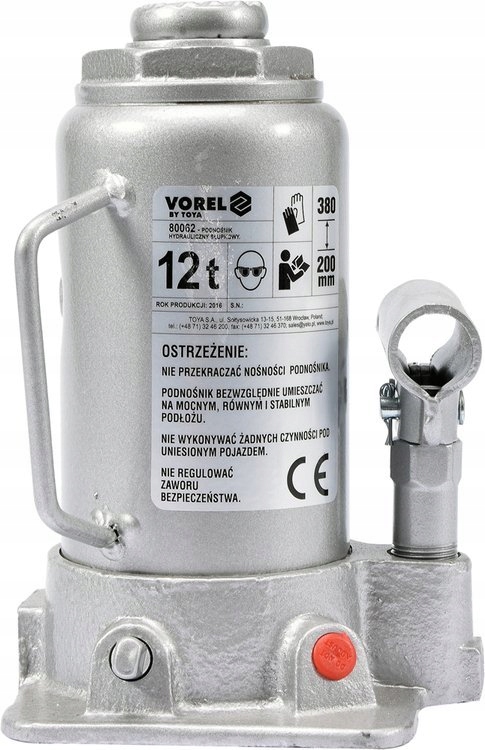 VOREL PODNOŚNIK HYDRAULICZNY SŁUPKOWY LEWAREK 12T