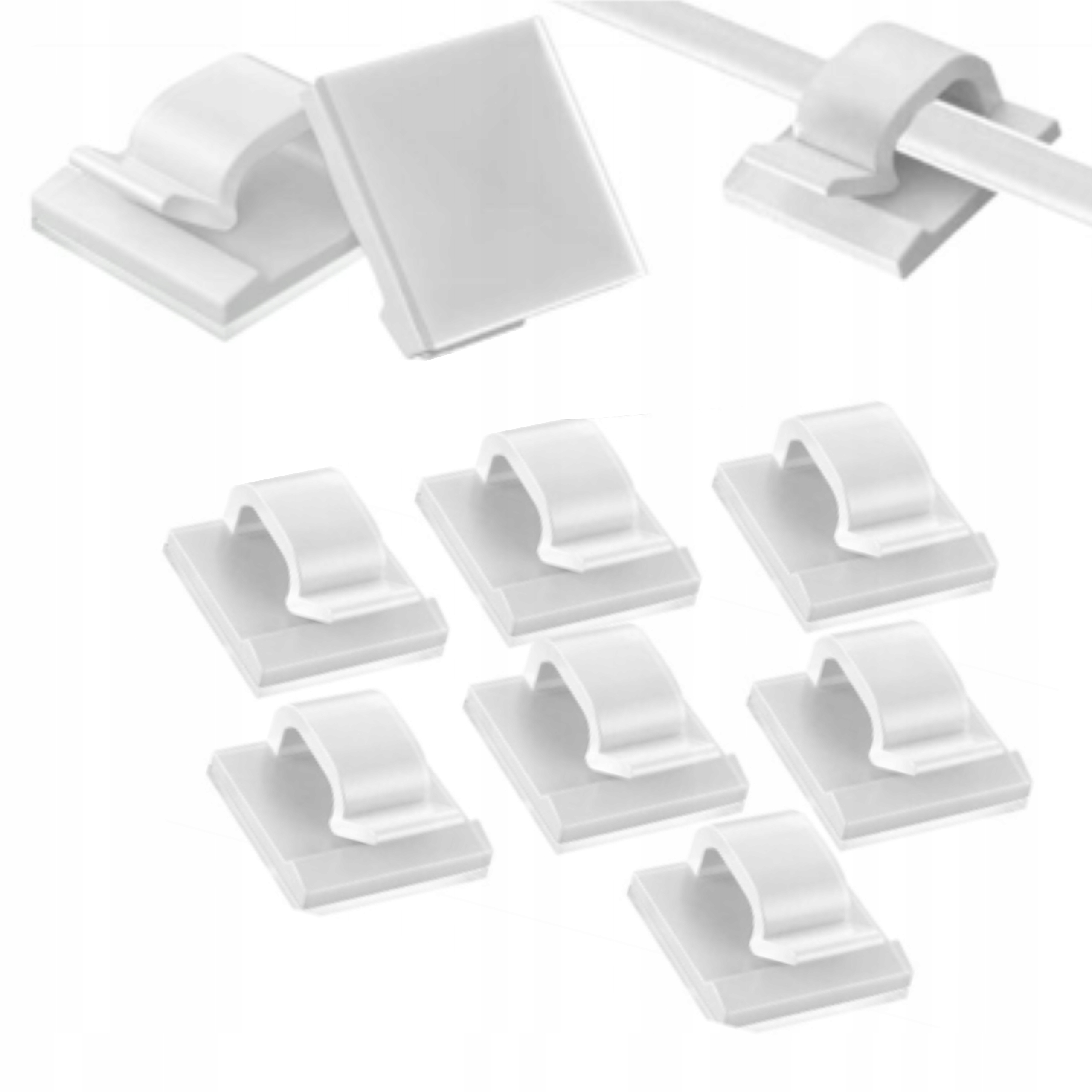 KRAFT&DELE KLIPSY MONTAŻOWE DO KABLI 14,2X13,6MM 10 SZTUK KD10084