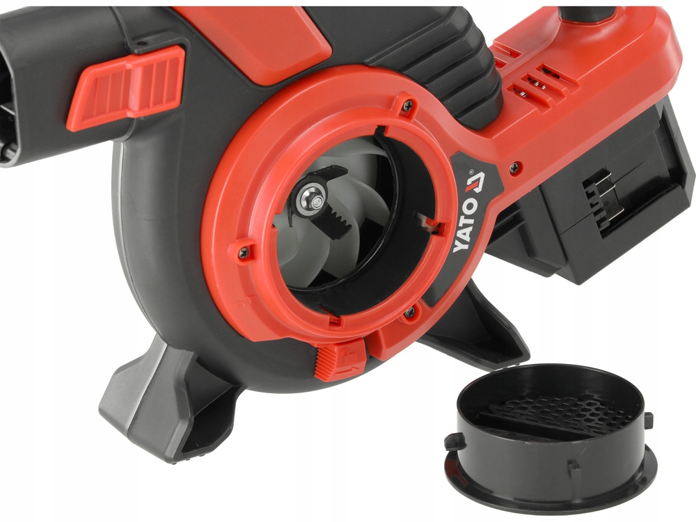 YATO DMUCHAWA ODKURZACZ DO LIŚCI 36V AKUMULATOROWA 2x18V KORPUS BEZ BATERII