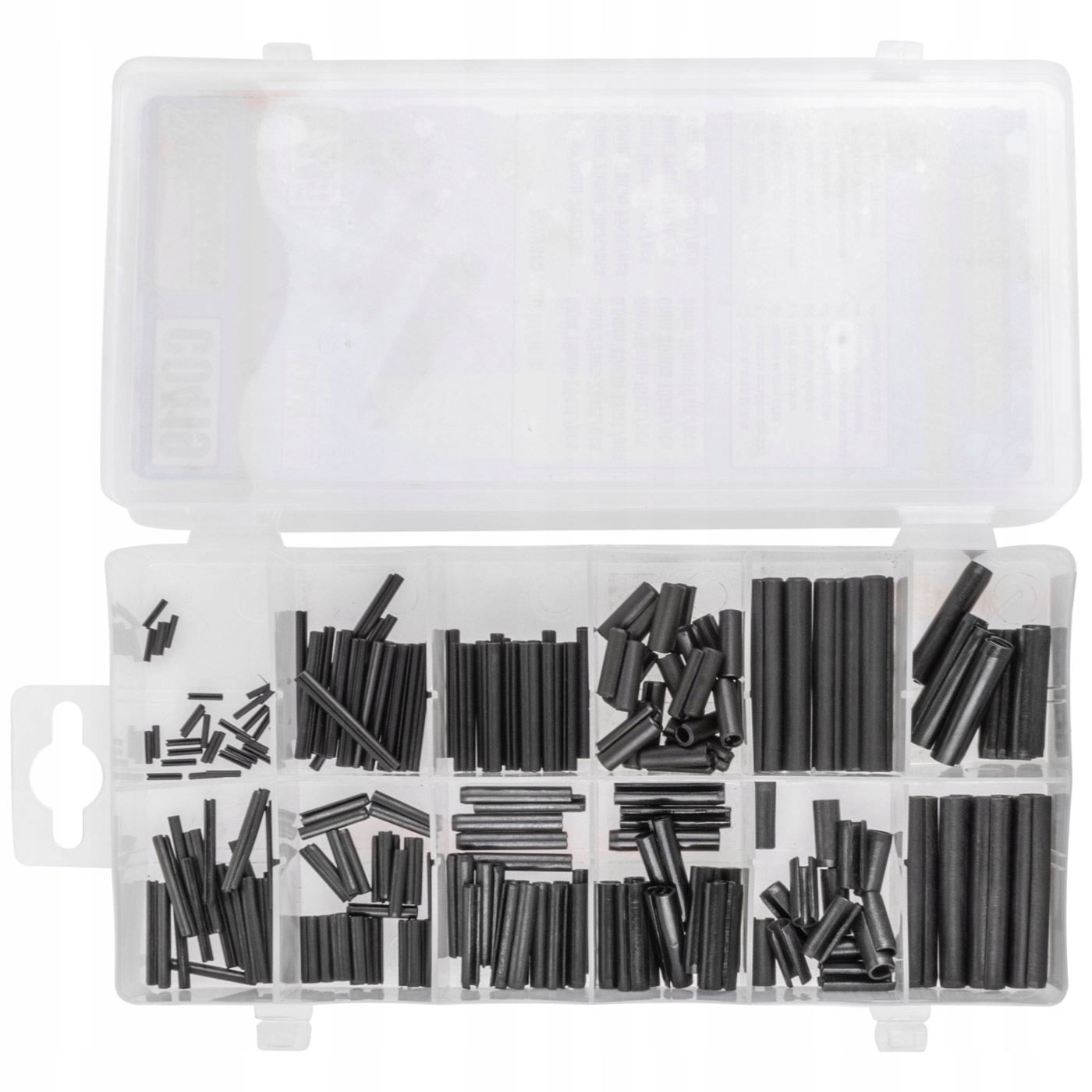 RICHMANN KOMPLET ZESTAW KOŁKÓW ROZPRĘŻNYCH 245 SZT. ORGANIZER ETUI C0419