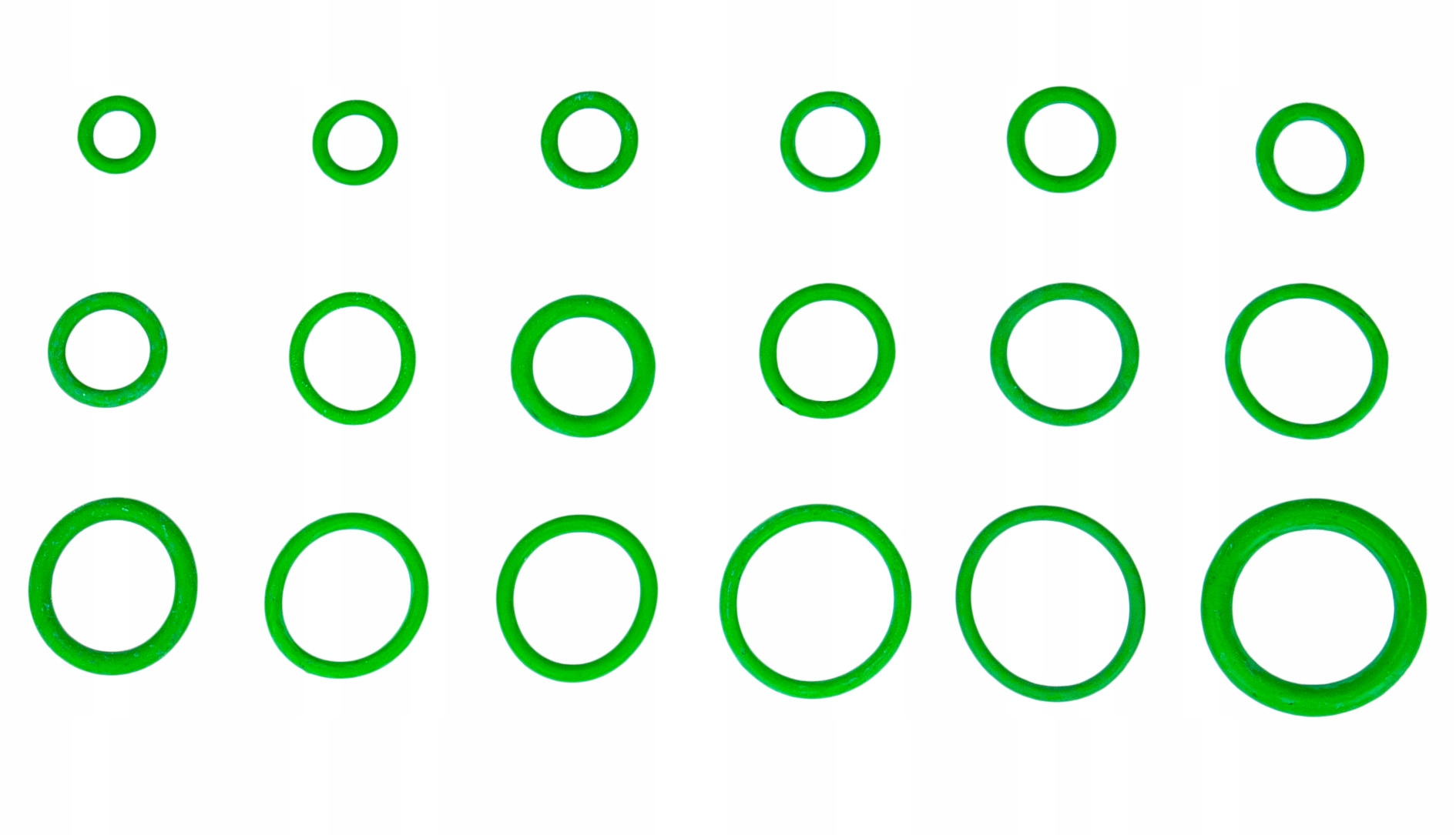 ZESTAW USZCZELEK ORINGÓW DO KLIMATYZACJI ORINGI 270 SZT GUMKI GUMOWE S10541