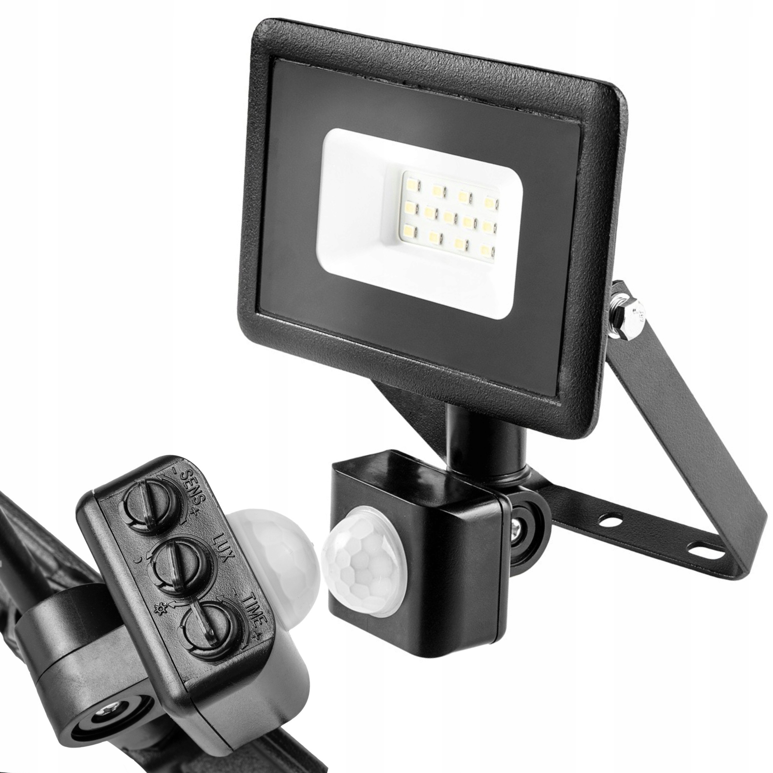 NEO REFLEKTOR CZUJNIKIEM RUCHU SMD 10W 800 LM 230V