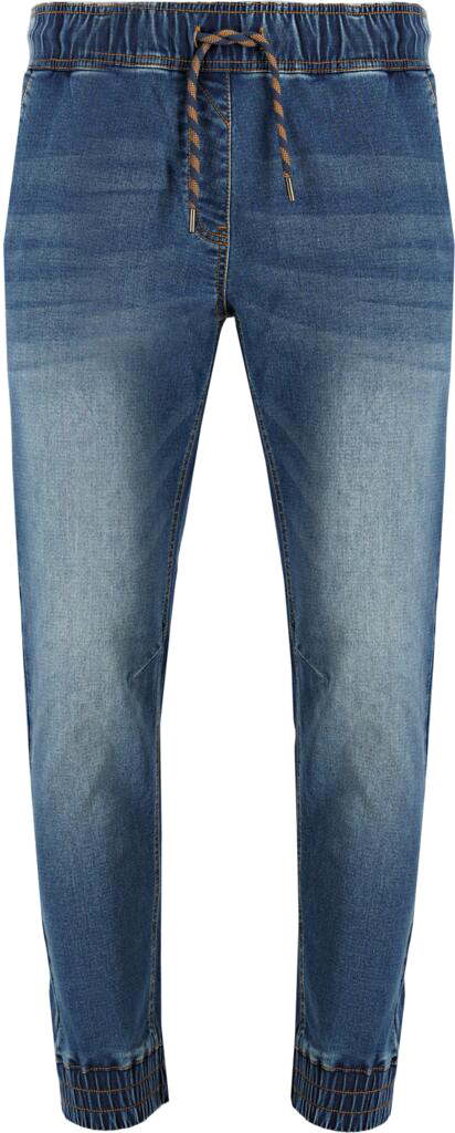 LAHTI PRO SPODNIE ROBOCZE JOGGERY JEANSOWE NIEBIESKIE STRETCH L40535 R.XXXL