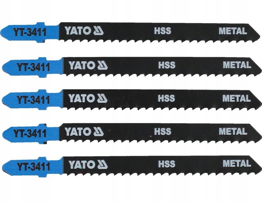 YATO BRZESZCZOT DO WYRZYNARKI TYP T, 8 TPI, DO METALU, 5 SZTUK YT-3411