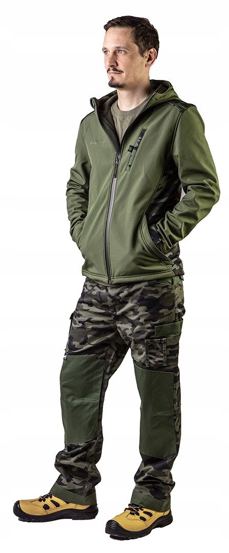 NEO SPODNIE ROBOCZE MORO LEŚNIKA DO PASA SURVIVAL PROFILED 81-221 XXXL/58