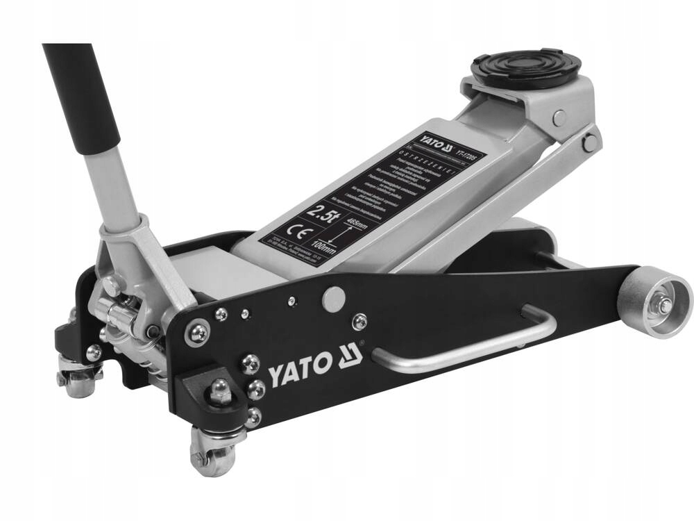YATO ALUMINIOWY HYDRAULICZNY DWUTŁOKOWY PODNOŚNIK SAMOCHODOWY 2,5T YT-17205