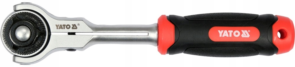 YATO GRZECHOTKA Z OBROTOWĄ GŁOWICĄ Z PRZEGUBEM 1/2" 72 ZĘBY YT-07202