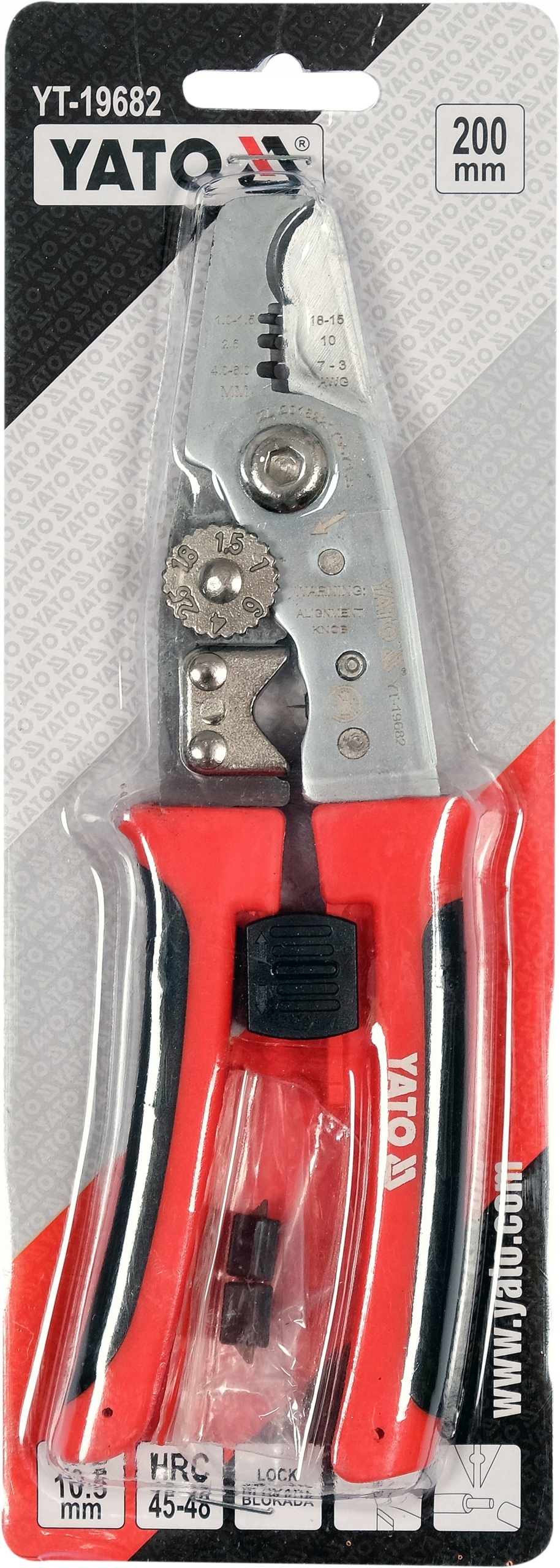 YATO SZCZYPCE CIĘCIA PRZEWODÓW ŚCIĄGANIA IZOLACJI