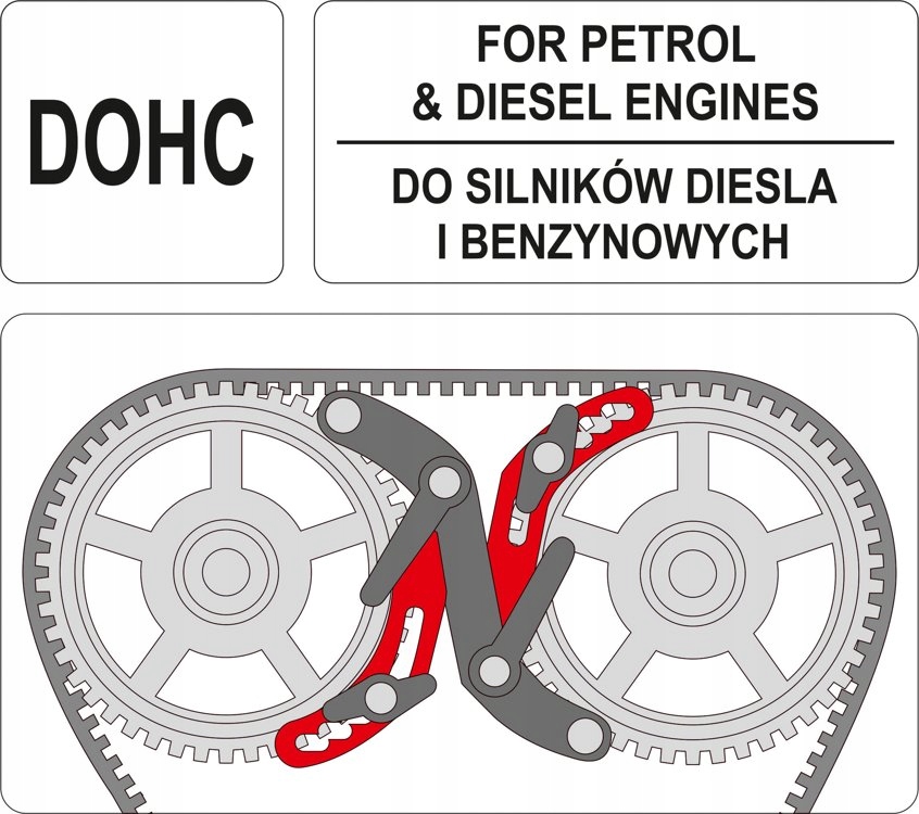YATO BLOKADA WAŁKÓW ROZRZĄDU DO SILNIKÓW BENZYNA DIESEL DOHC UNIWERSALNA