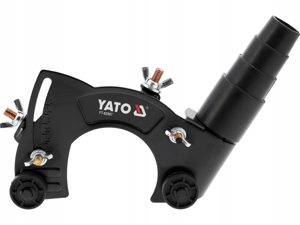 YATO OSŁONA PRZECIWPYŁOWA 125MM DO SZLIFIEREK KĄTOWYCH Z ODSYSANIEM PYŁU