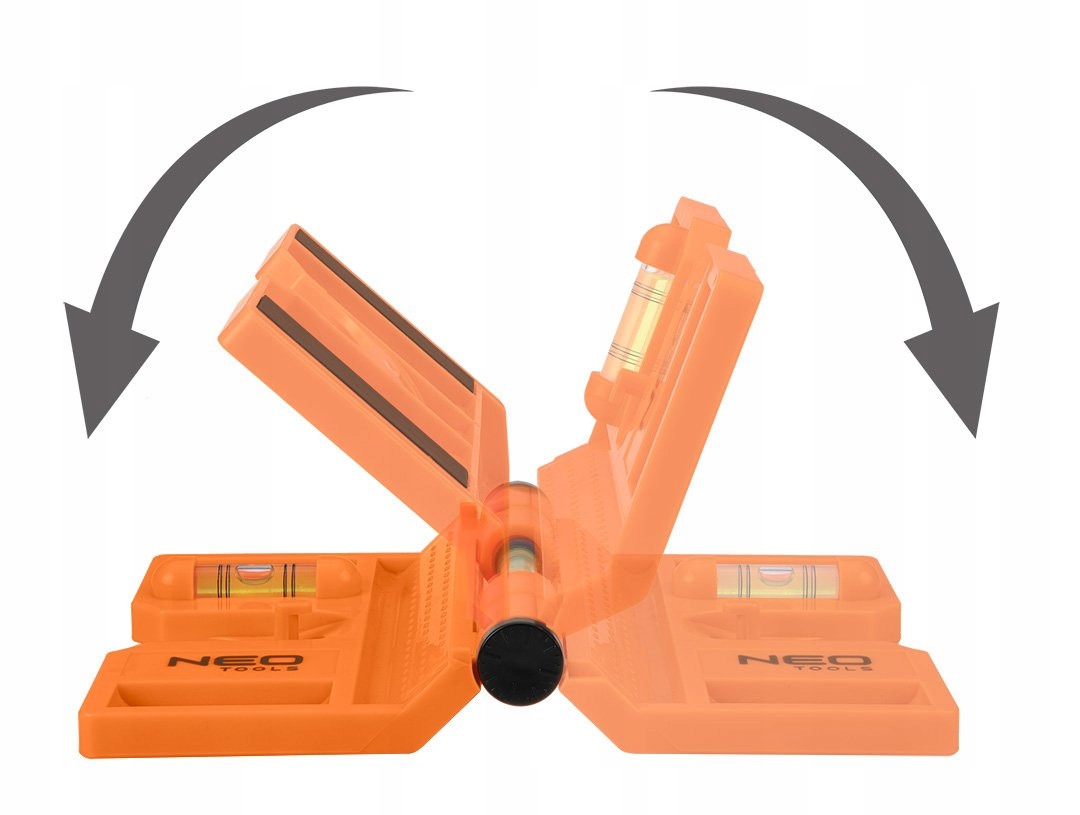 NEO TOOLS KĄTOWA POZIOMNICA DO SŁUPKÓW RUCHOMA Z MAGNESEM 71-003