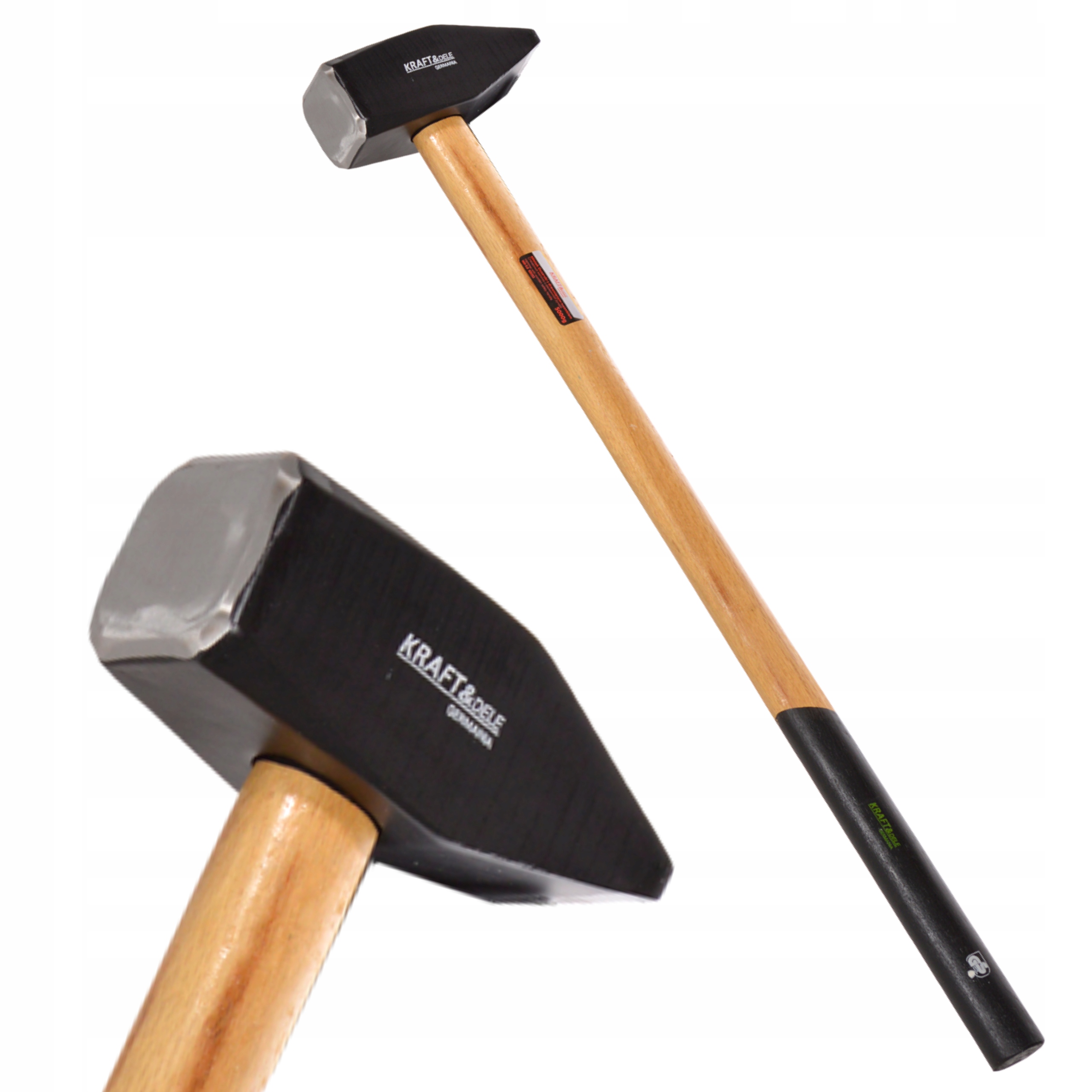 KRAFT&DELE MŁOT BUDOWLANY MASZYNISTY Z DREWNIANĄ RĄCZKĄ 5KG 5000G KD253