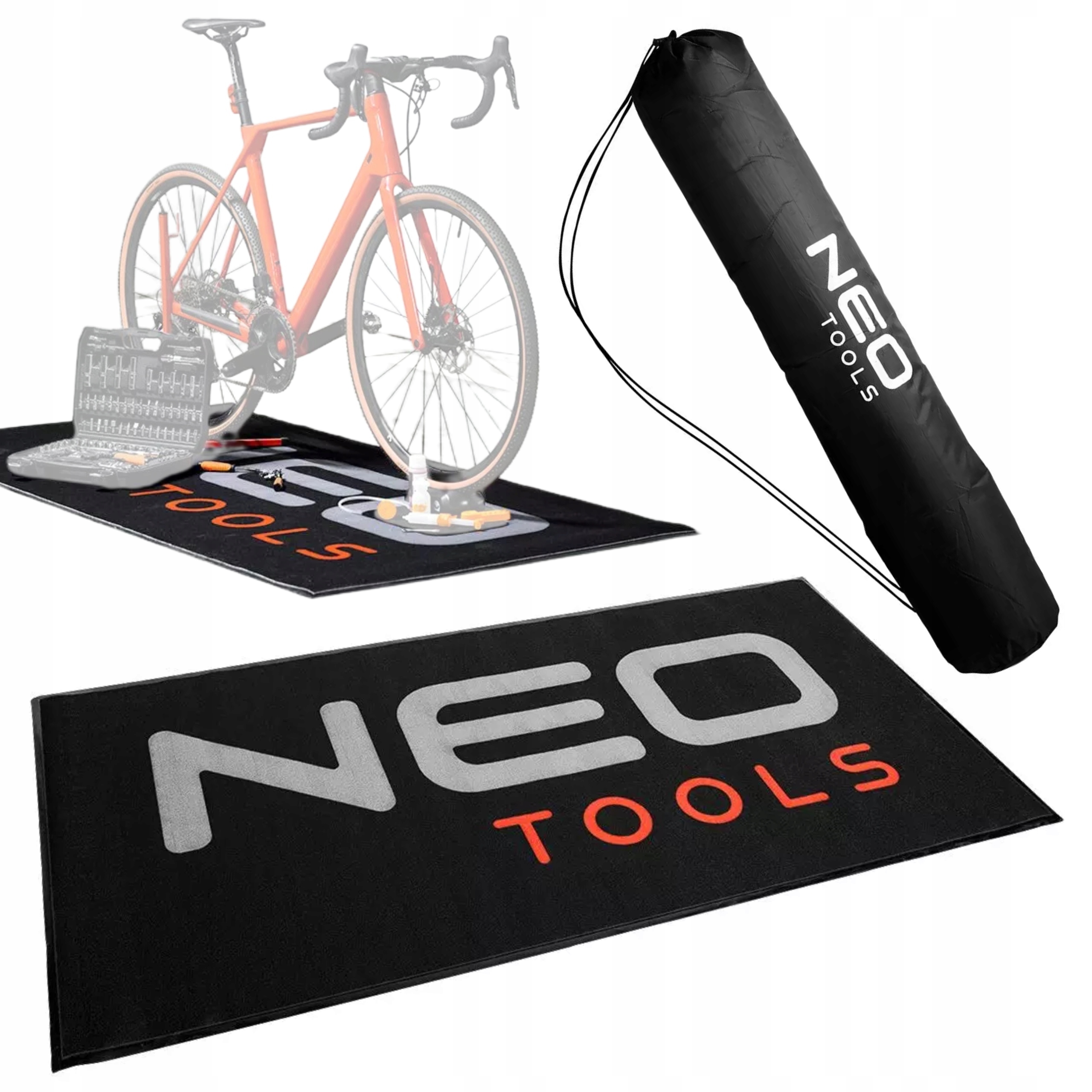 NEO MATA SERWISOWA ŚRODOWISKOWA MOTOCYKL ROWER POD SAMOCHÓD 200X100 CM