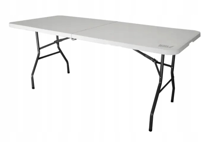 DEDRA STÓŁ OGRODOWY SKŁADANY CAMPING WALIZKA N1030 HDPE + STAL 180x74x74cm