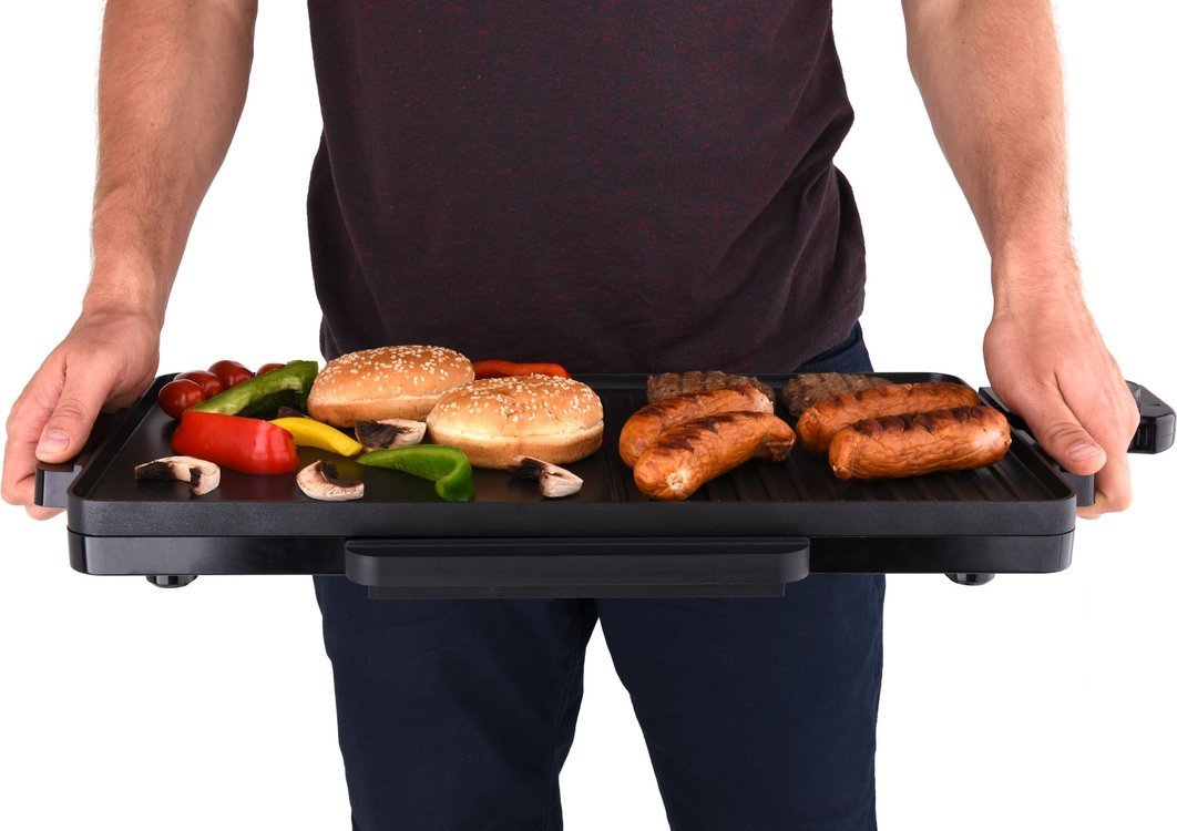 GRILL ELEKTRYCZNY 2000W STOŁOWY Z REGULACJĄ TEMP
