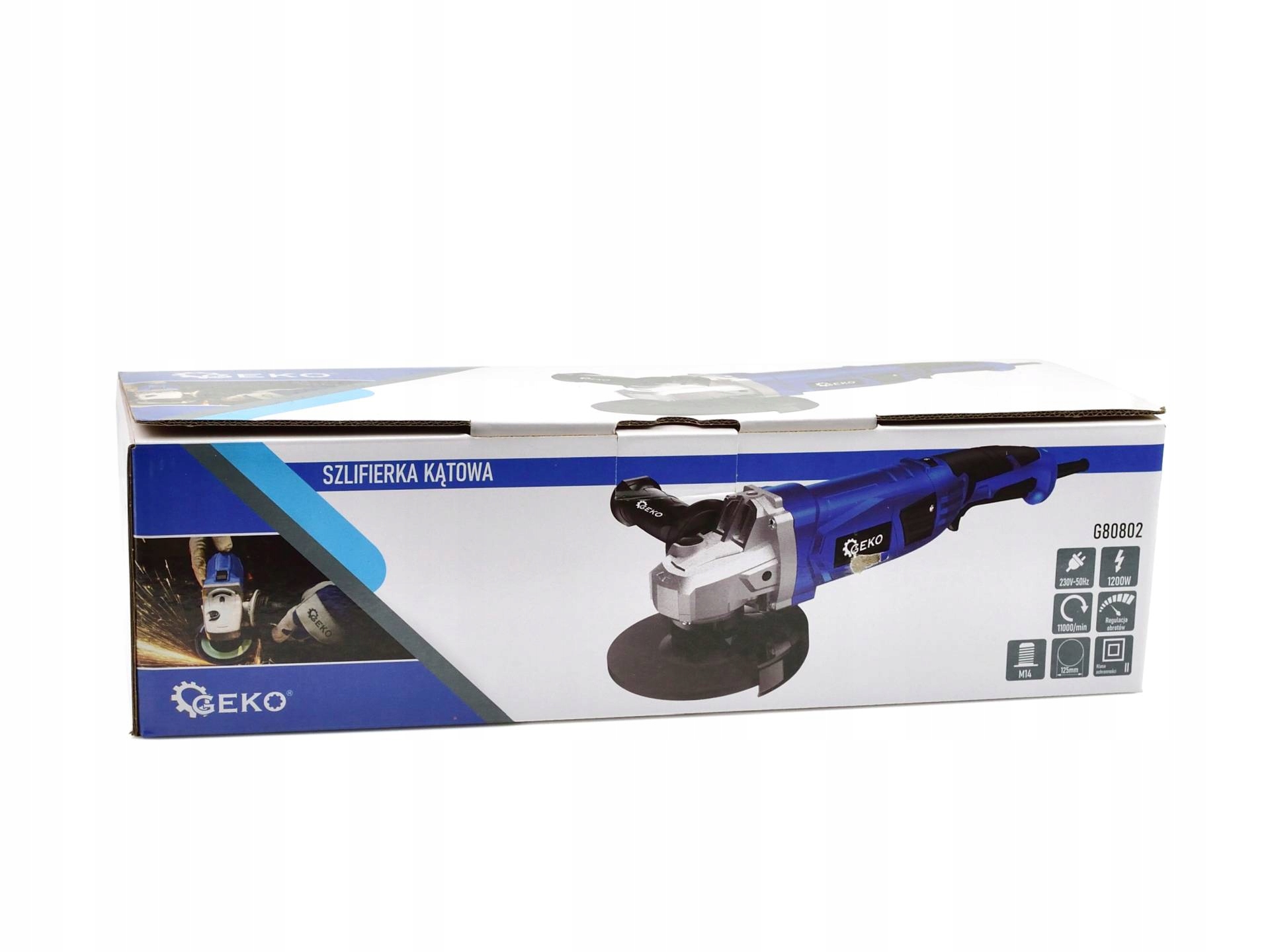 GEKO SZLIFIERKA KĄTOWA SIECIOWA 125MM 1200W REGULACJA OBROTÓW G80802