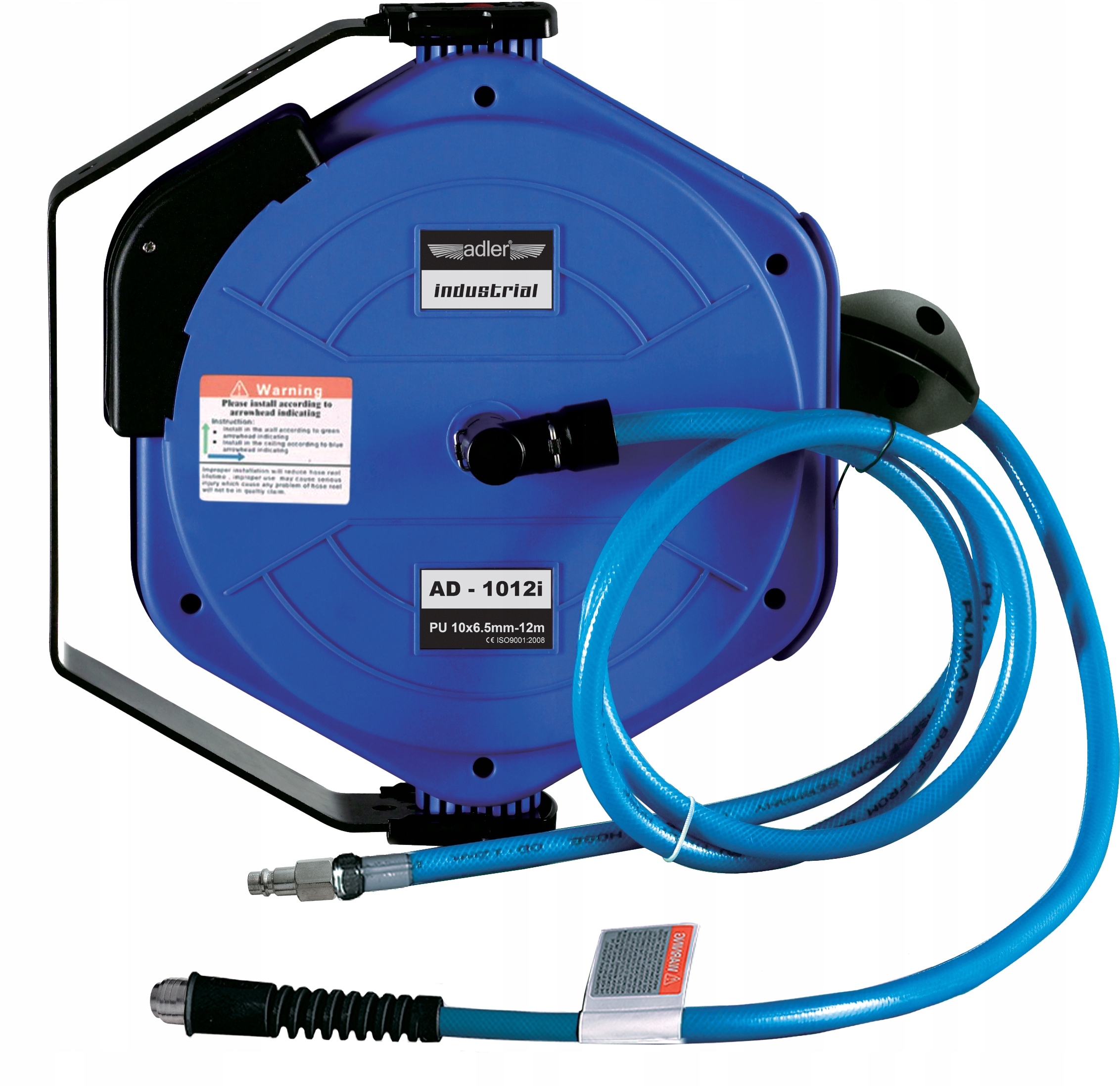 ZWIJANY WĄŻ PNEUMATYCZNY PRZEWÓD 12m ZWIJAK ADLER
